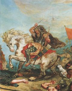 Attila - Im Kampf - Gemälde von Eugène Delacroix